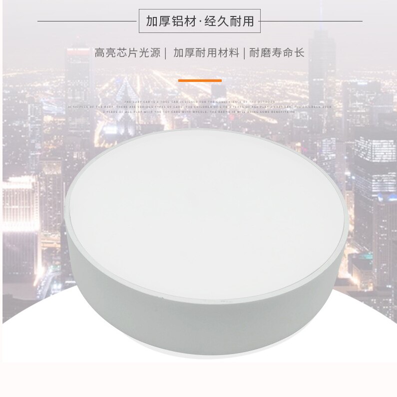 Led downlight indbygget køkken badeværelse lampe 85-265v 16w 24w 36w rund led panel lys varm/kølig hvid