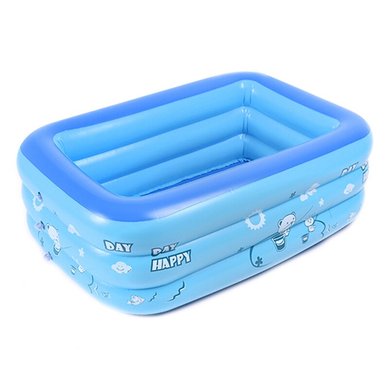 120cm gonflable carré piscine enfants baignoire bébé usage domestique pataugeoire enfants gonflable piscine directe