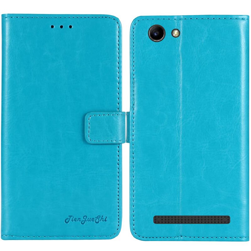 Tienjueshi Retro Magnetische Stijl Bescherming Leather Cover Telefoon Case Voor Duoduogo J3 J5 Plus Pouch Shell Portemonnee Etui Skin