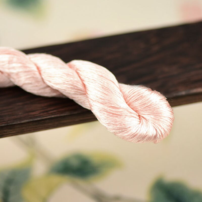 100% silk thread hand embroidery embroider cross stitch 1pcs 400m silk embroidery thread Dark orange series 13 pure colors: 3