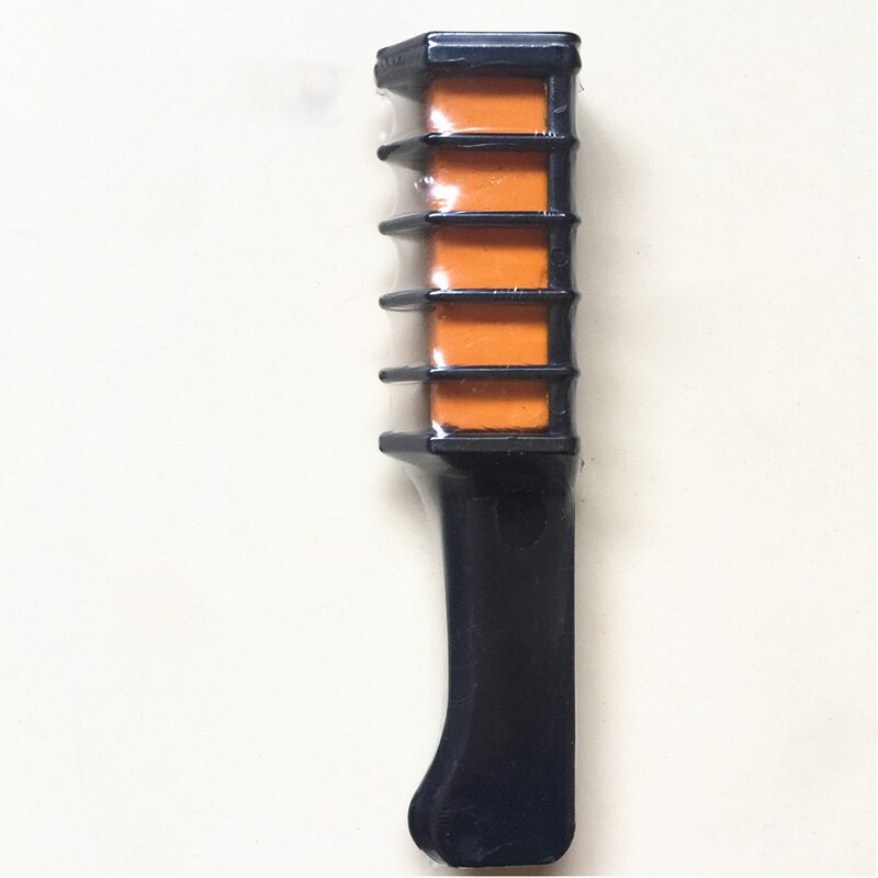 Peines desechables de tiza para el cabello, crayones de pelo Unisex, herramientas de teñido para tinte temporal para el cabello, de Cosplay en casa, salón de peluquería DIY, 6 uds.