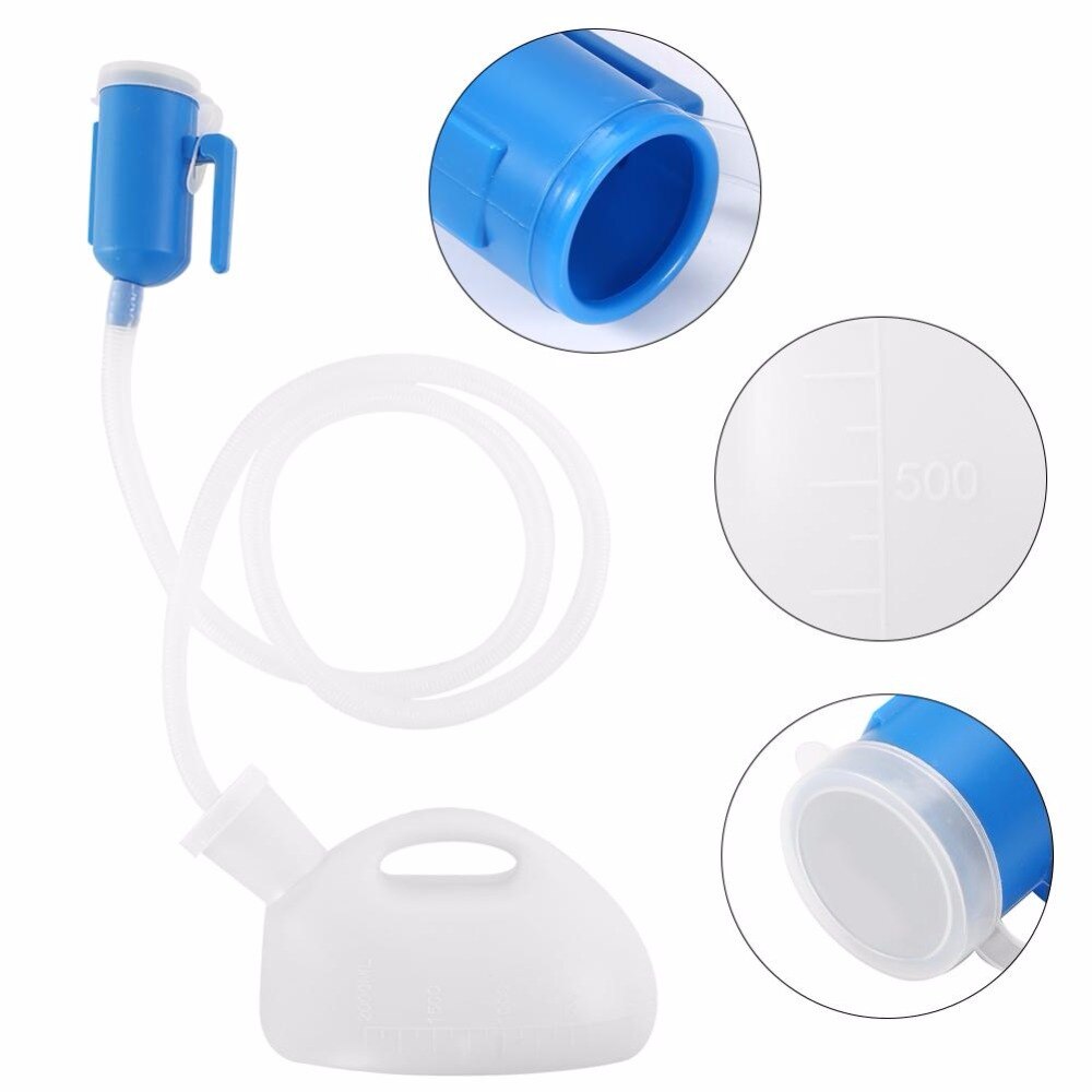 2000 ML bambino toilette allenatore Tenuta Portatile Vaso da notte per Urina Orinatoio toilette allenatore Vasino con Tubo per Gli Uomini Anziani Bambini
