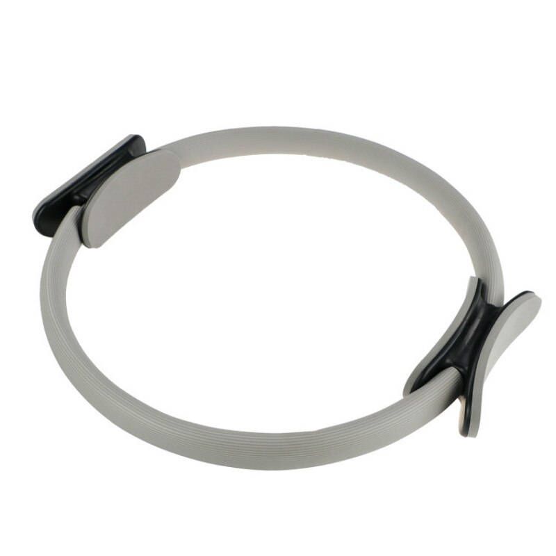 Circulo de Yoga Pilates deporte anillo mágico mujer Fitness cinética resistencia círculo gimnasio entrenamiento Pilates Accesorios: Gris