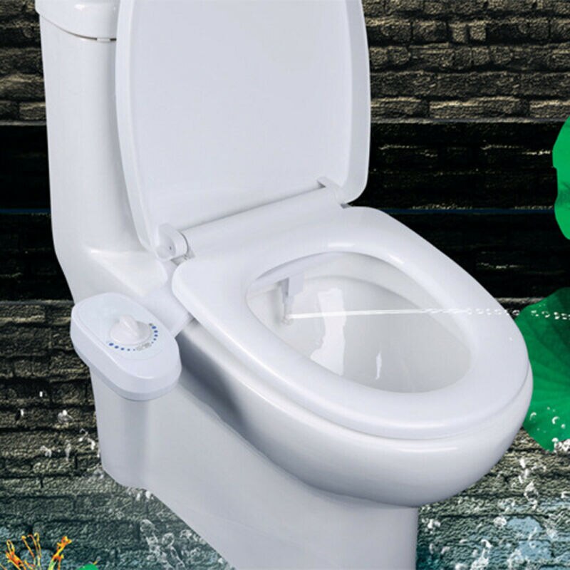 Dual Nozzle Mechanical Bidet Water Spray Pressure Temperature Hygienic Washing Adjustable Toilet And Cold Antibacterial