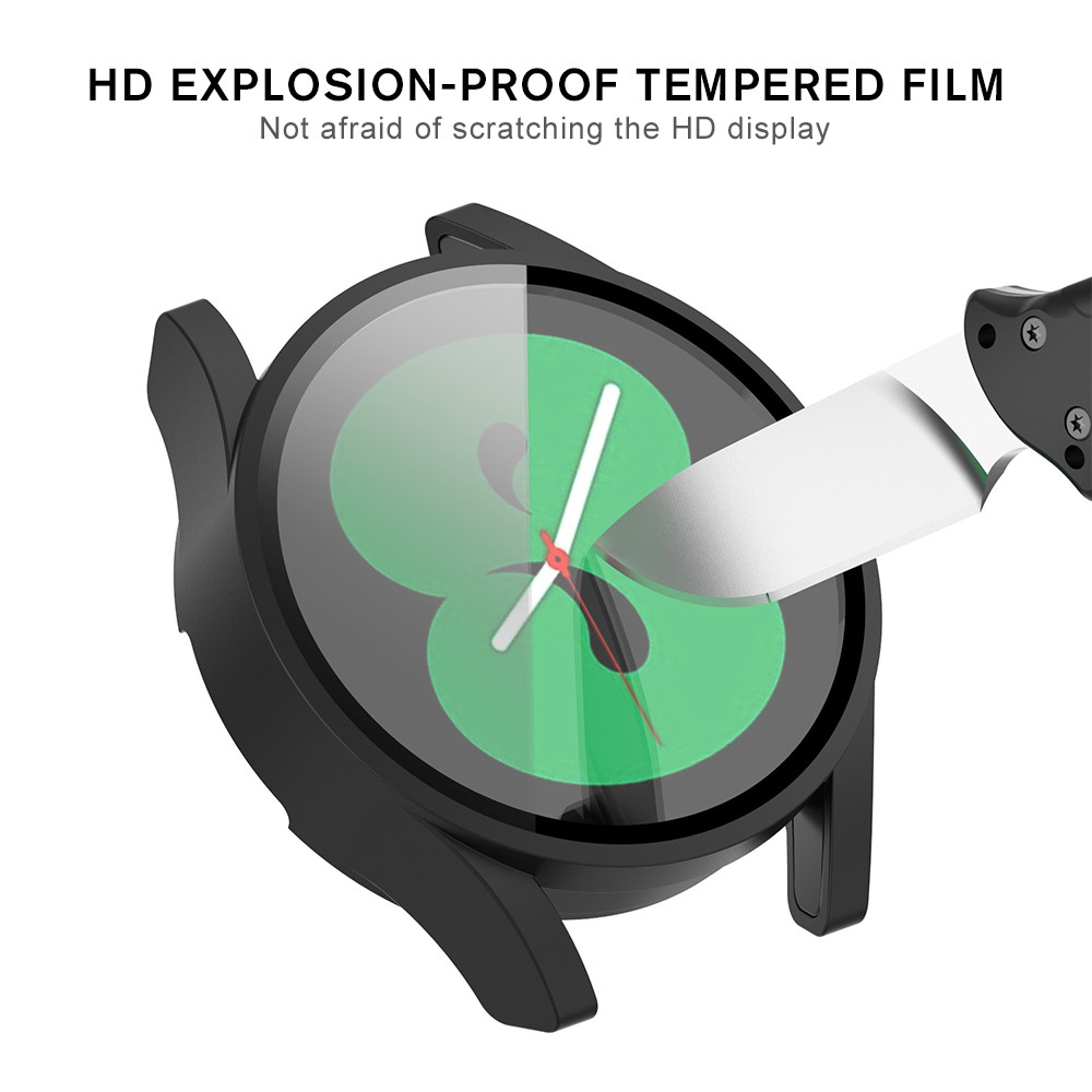 Szkło hartowane etui na komputer do Samsung Galaxy Watch 4 Watch4 40mm 44mm SmartWatch osłona ekranu odporna na wstrząsy osłona ochronna Funda