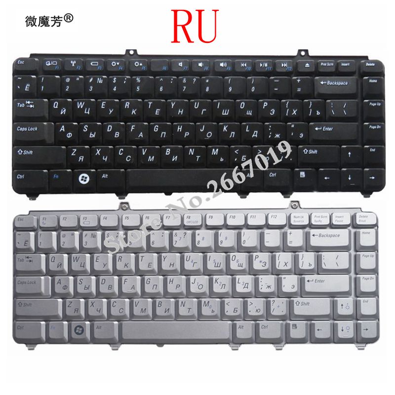 Clavier russe pour Dell inspiron 1400 1520 1521 1525 1526 1540 1545 1420 1500 XPS M1330 M1530 NK750 PP29L M1550 Ru