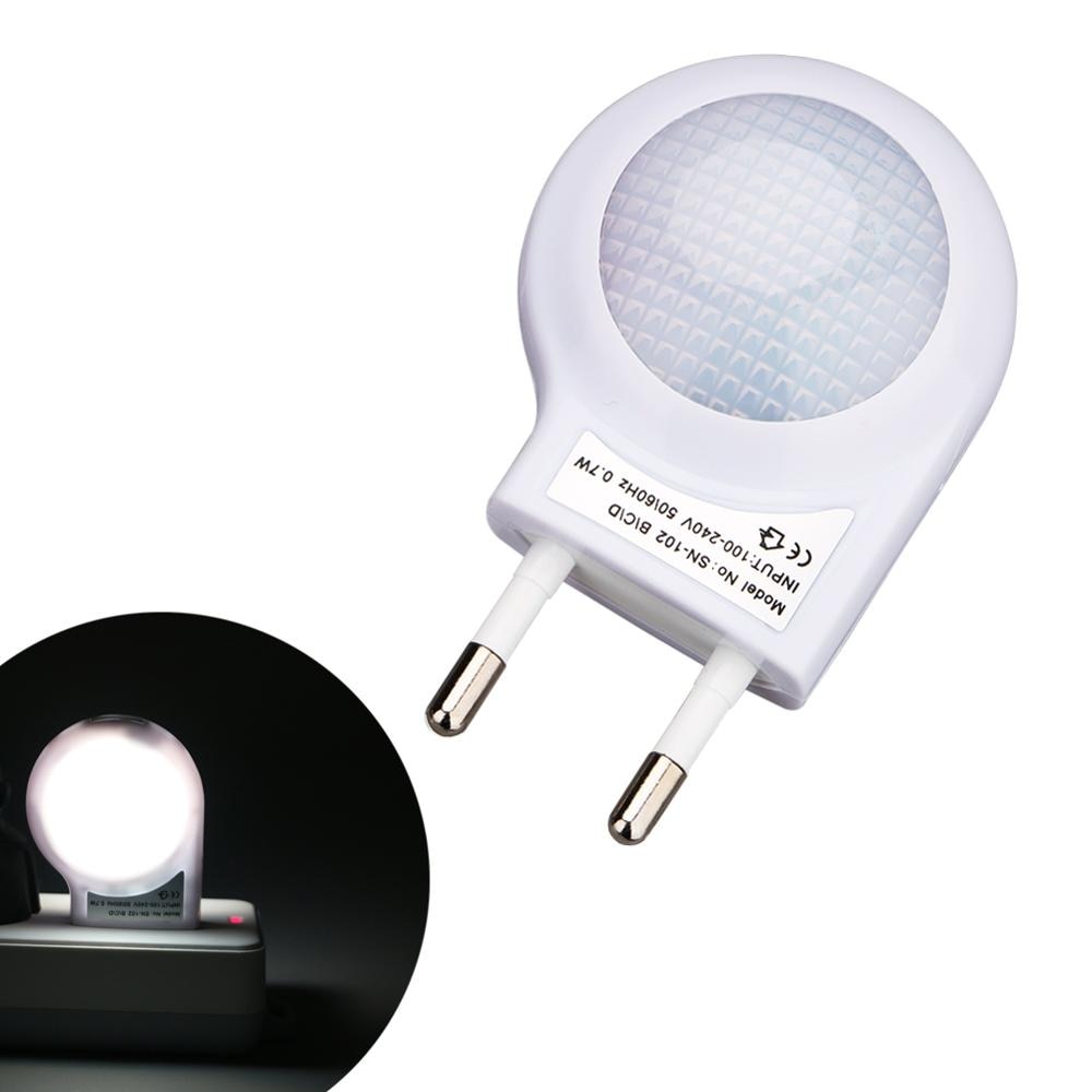 LED escargot veilleuse AC 100-240V lampe intégré Auto capteur de lumière contrôle ABS applique murale pour la maison bébé enfants chambre EU/US Plug