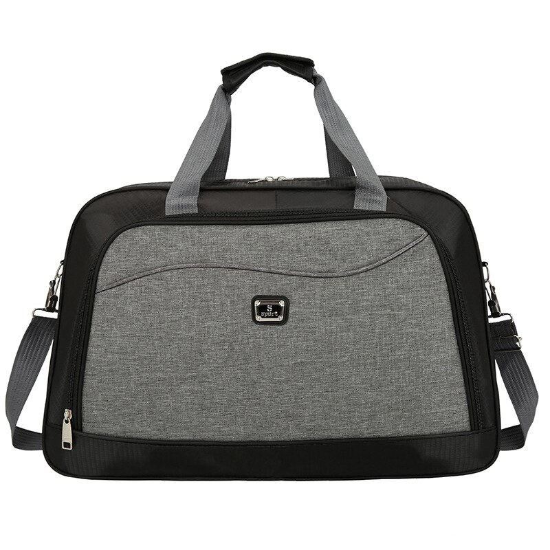 Wasserdichte reisetasche, business-tasche mit großem fassungsvermögen, wochenend-reisetasche, multifunktionale wochenend-sporttasche, tragbares gepäck, handtasche: Grau
