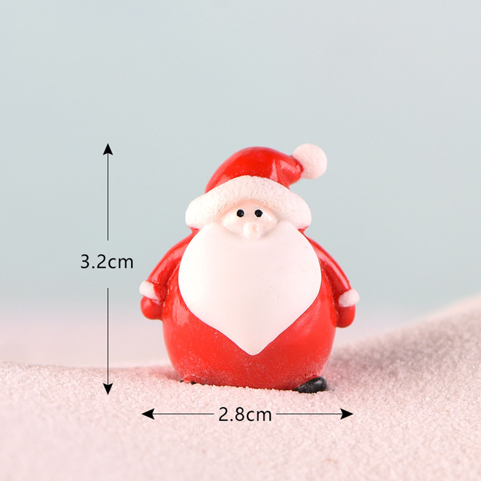 Kerst Weinig Sneeuwman Speelgoed Mini Mensen Kerstman Snowman Xmas Boom Figuur Pop Speelgoed Microscopische Decoratie: A