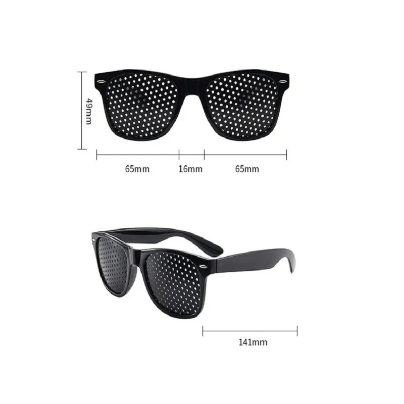 Anti-Myopie Astigmatismus Brille Sehkorrektur Müdigkeit Pin Loch Brille mit Löchern für Männer Frauen Verbesserung der Sehkraft