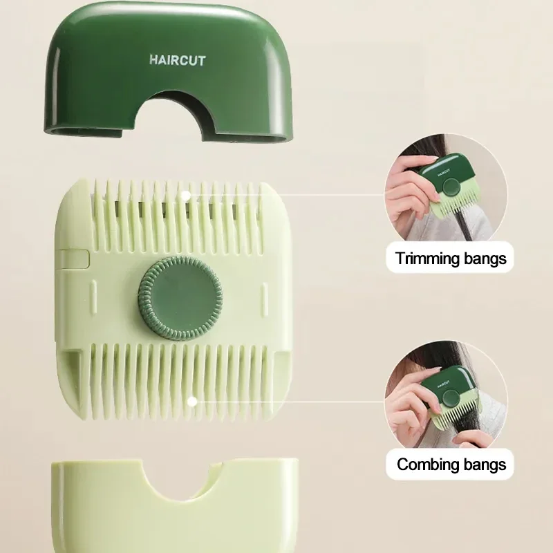2-in-1-Haarschneider und Kamm, multifunktionaler Splisschneider, tragbare Haarschneidewerkzeuge, Heim-DIY-Schönheits-Haarstyling-Zubehör
