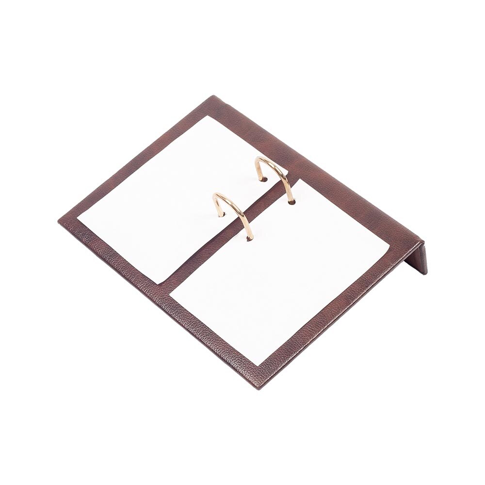 Support de calendrier en cuir pour ensembles de bureau (organisateur de bureau accessoires de bureau accessoires de bureau fournitures de bureau organisateur de bureau): Brown