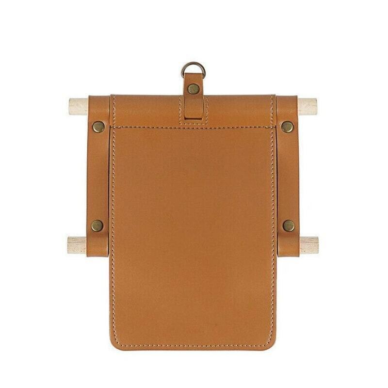 Nordic Toiletrolhouder Faux Leer Thuis Opknoping Papier Outdoor Rolhouder Hout Box Tool Camping Picknick Kunstleer Ti r4Q8: Default Title