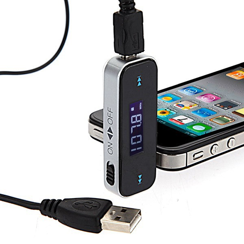 Wireless Transmitter 3,5mm Auto LCD Display Musik Audio FM Transmitter Für iPhone 4S 5S 6 iPod Touch elektronische Auto MP3 Player