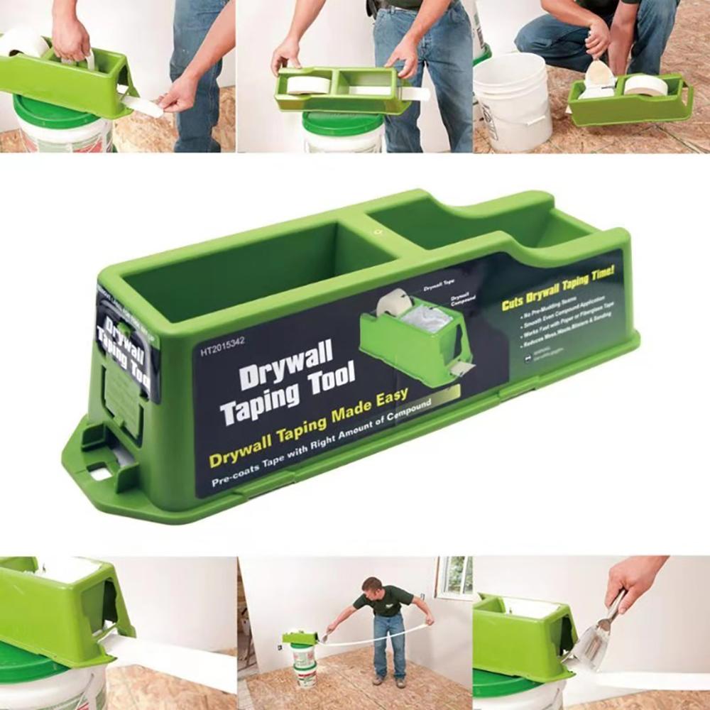 Mess Free DIY Drywall Taping Tool One Step Drywall Tape and Joint Compound Application Drywall Taping Tool