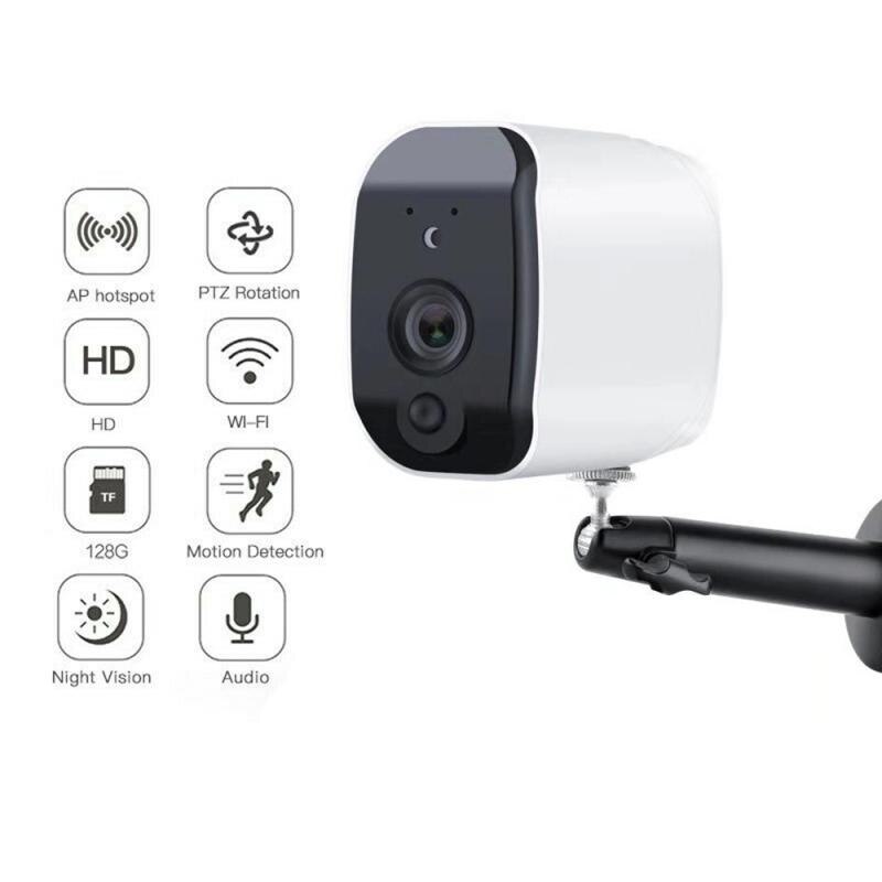 1pc mais novo alta qulity sem fio à prova dwireless água 1080p bateria ip câmera casa sistema de segurança ao ar livre wi-fi