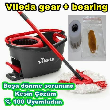 Vileda – engrenage de réparation + roulement à rouleaux, pédale de Turbo-Coper pour seau de nettoyage