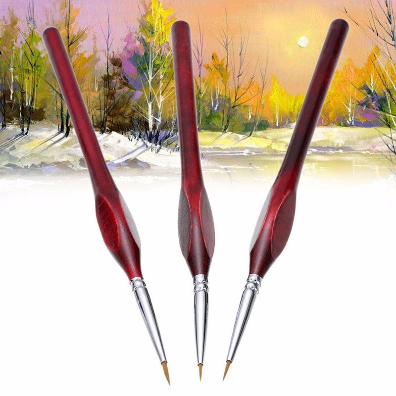 Borstelset, 15 premium penselen voor acryl, aquarel, miniaturen, modellen, Warhammer 40K, fijne schilderkwasten, digitale olieverfkwasten, miniatuurpenselen, penseelsets