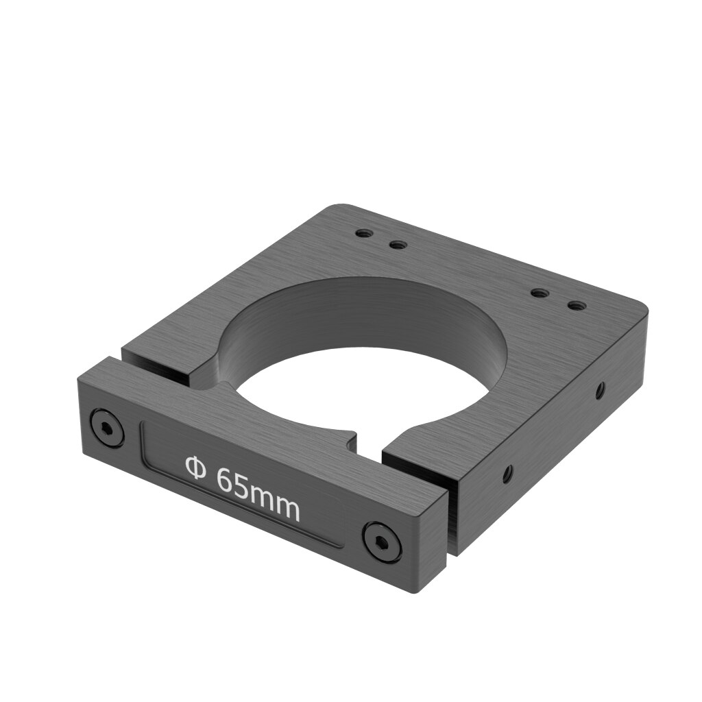 Router spindel montering diameter 43mm, 52mm, 65mm, 71mm, 80mm aluminium spindel klämfäste för cnc router gravyr maskin: 65mm