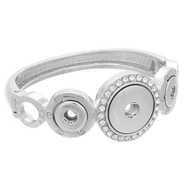 18mm Snap Jewelry Snap Bracelet Snap Button Bracelet Bangles Fit 18MM Snap Jewelry for Women Men Bracelets: 7