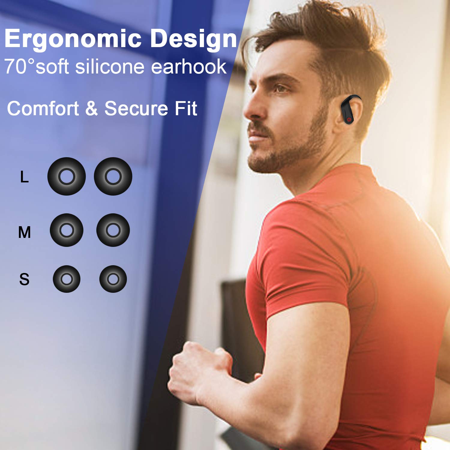 Draadloze Bluetooth 5.0 Hoofdtelefoon Voor Huawei P40 P30 P20 Honor V30 Nova 7 5Z Mate 20X30 40 Pro 5G Telefoons Oorhaak Oortelefoon