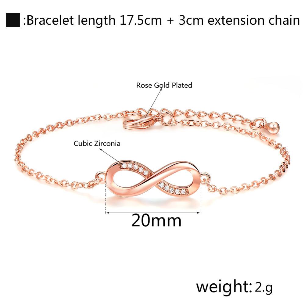 DEELAN Mode armband voor vrouwen eenvoudige stijl persoonlijkheid 8th bruiloft armband vriendschap Valentijn dag