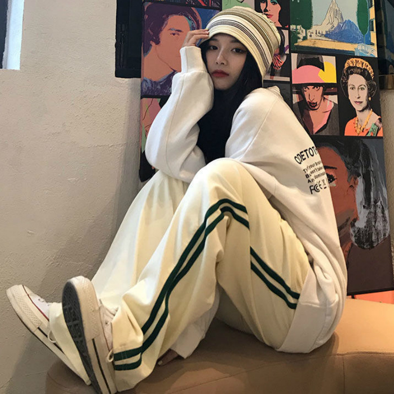 Pantalones informales Vintage para mujer, ropa – Grandado