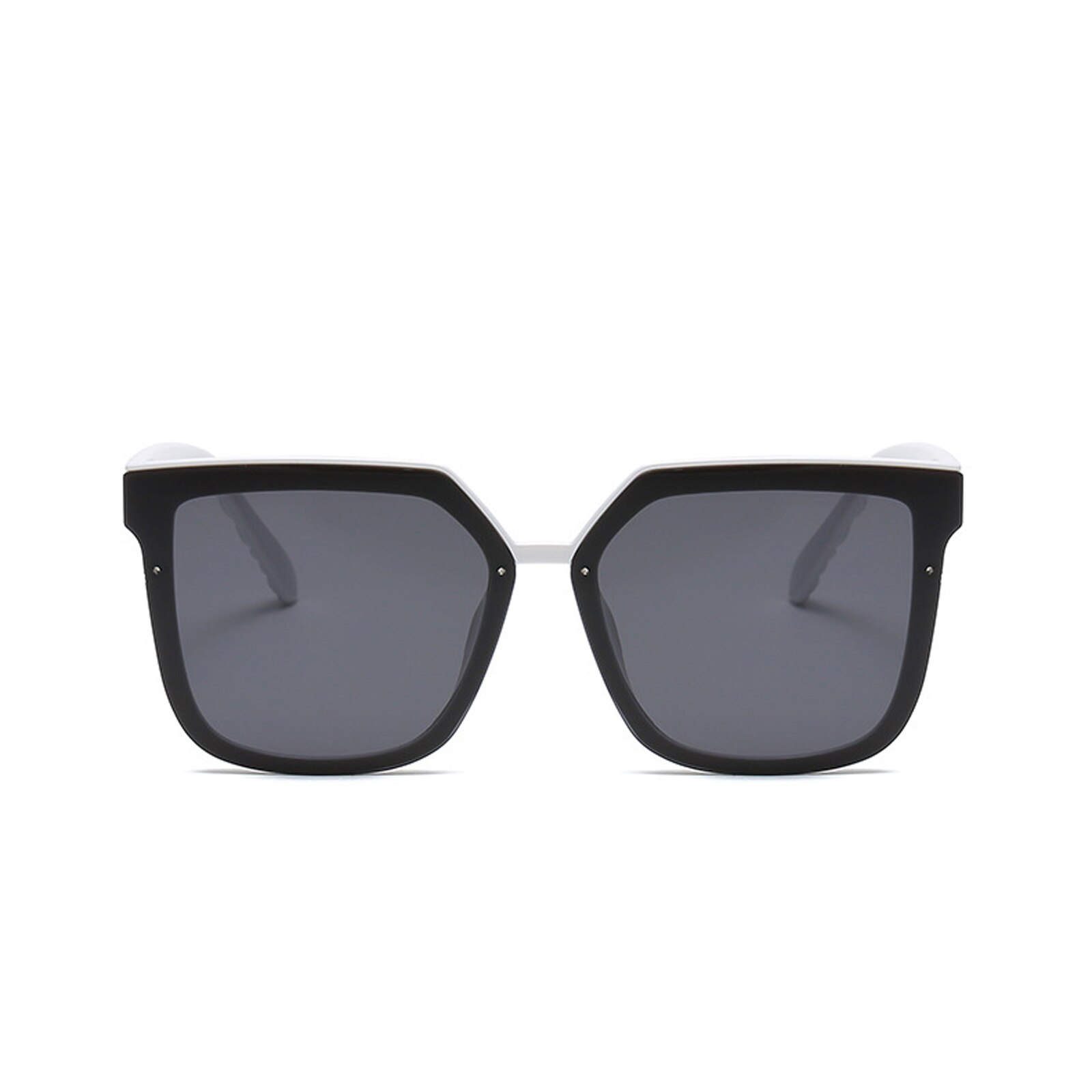 Children Lightweight Sunglasses, Square Shape Sunglasses for Boys and Girls, Black/ Grey/ Blue/ Tawny/ Pink/ Purple 5-12Years: white