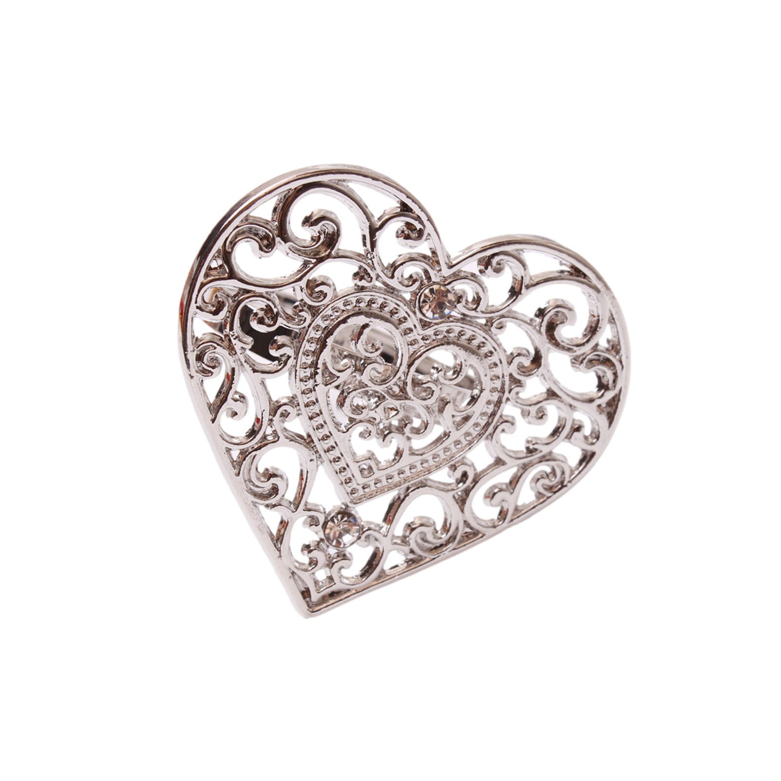 1Pcs Good Love Heart Napkin Rings For Weddings Home Table Accesorries Napkin Holder Table Decoration Valentine's Day: 14
