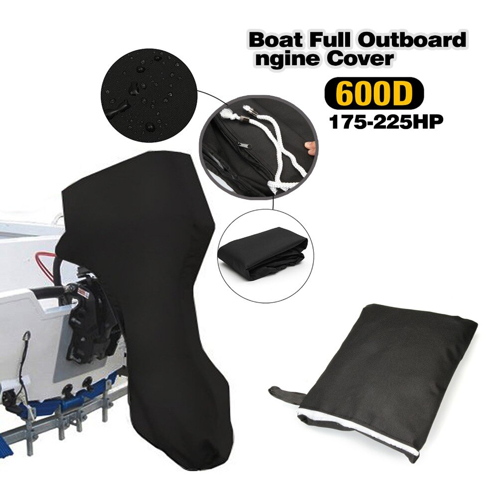 620D full Outboard Motor Cover Rain cover for 175-225HP Boat Motors Waterproof