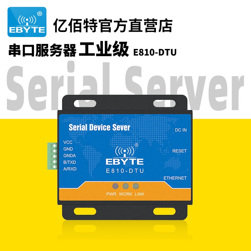 Seriell port server ethernet till seriell port nätverksport till  rs232/485 kommunikationsmodul tcp/ip mqtt