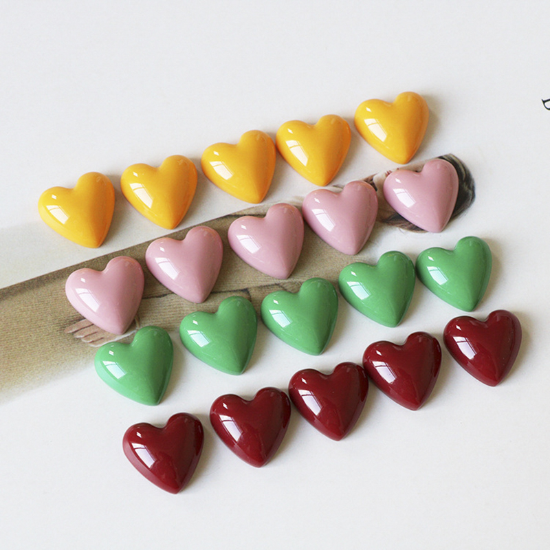 10PCS Love Heart Cute Mini Magnets 18mm Small Refrigerator Magnet Photo Wall Souvenir Magnetic Stickers For Fridge