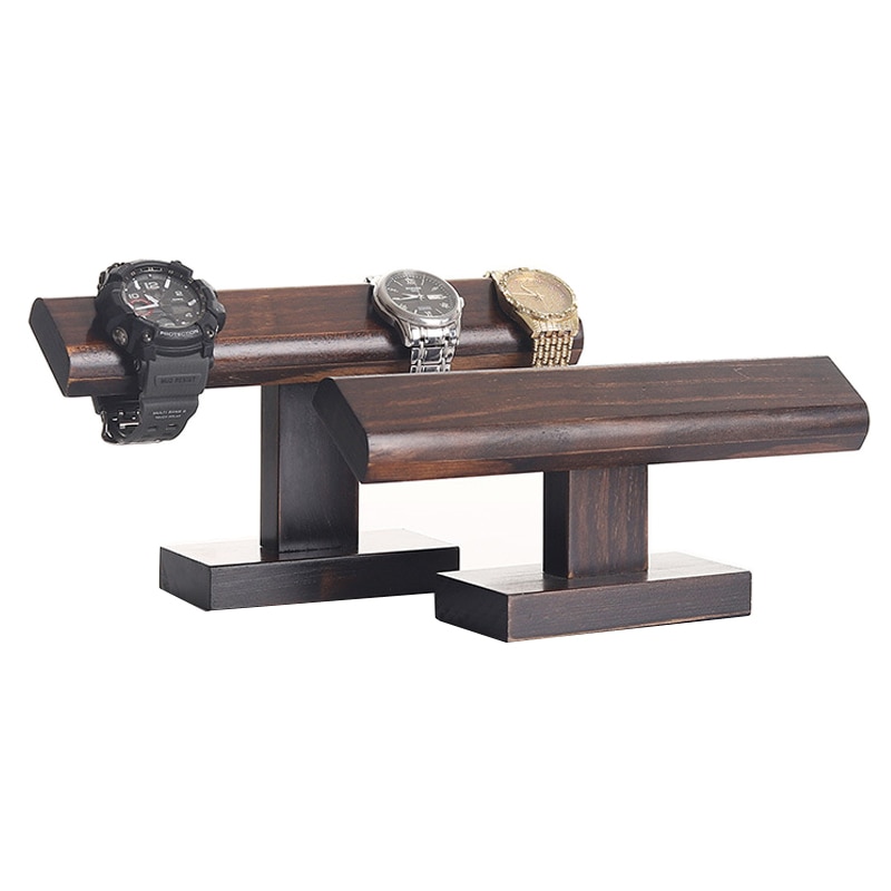 Inclined Display Solid Wood Watch Display Rack Hand Jewelry Display Rack Bracelet Hanging Display Props