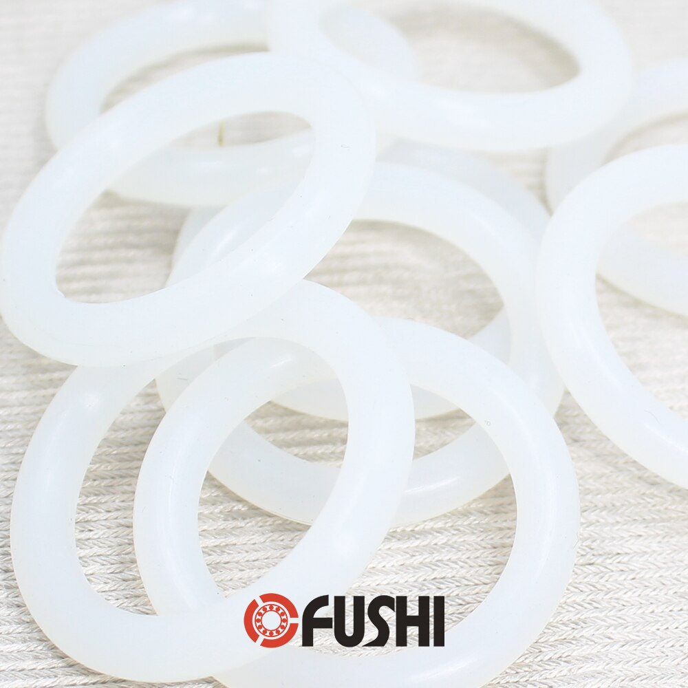 CS1.8mm Silicone O RING ID 31.5/30/29/28/26.5/25.8*1.8 mm 100PCS O-Ring VMQ Gasket seal Thickness 1.8mm ORing White Red Rubber