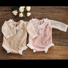 Jane Z Ann Baby meisje Prinses Kant bodysuit Baby Foto Kleding Pasgeboren Fotografie Projecten tweeling meisje outfits