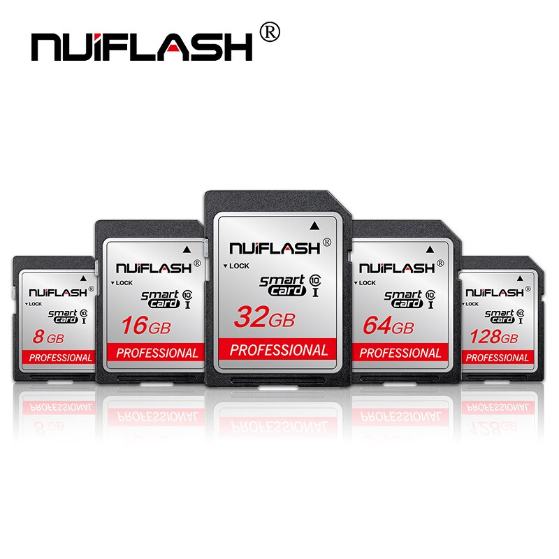 Nuiflash Ultra Speicher Sd Karte 16GB 32GB 64GB SDHC Kamera sd 64gb tarjeta sd 128gb 256GB carte memoire Klasse 10 UHS-1