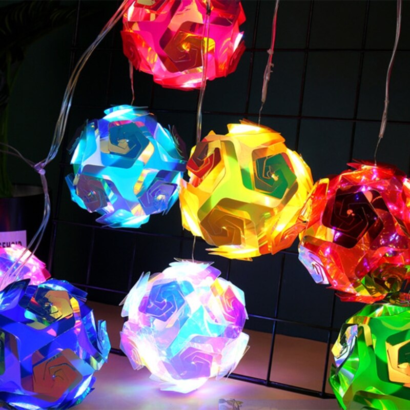 8 LED Globe Ball String Lights Indoor Outdoor Fairy Lights for Christmas Tree Garden Fence Paito Yard Home Party Decoration