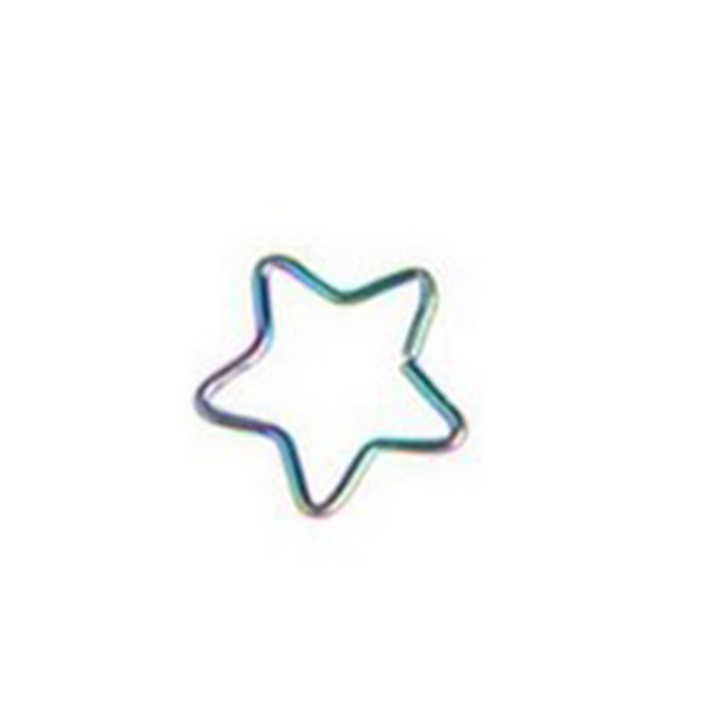 1PC Heart/Star Shaped Tragus Piercings Hoop Helix Cartilage Tragus Daith Ear Studs Lip Nose Rings Piercing Jewelry