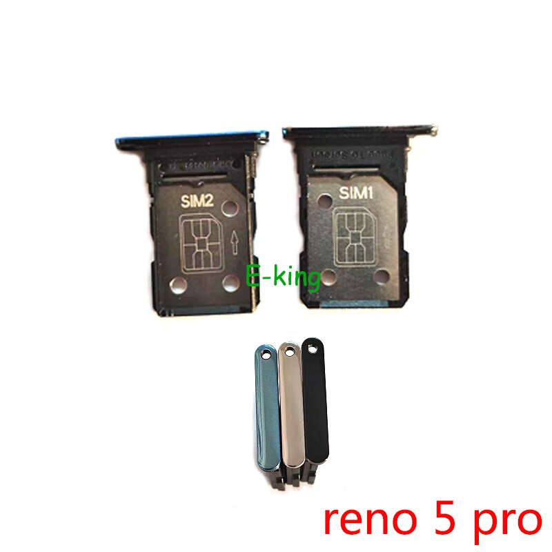 Voor Oppo Reno 5 Pro Sim Card Slot Lade Houder Sim Card Reader Socket