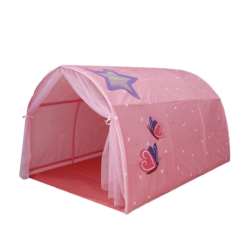 Kinderen Playhouse Vouwen Huis Teepee Kamer Kruipen Tunnel Speelgoed: Pink
