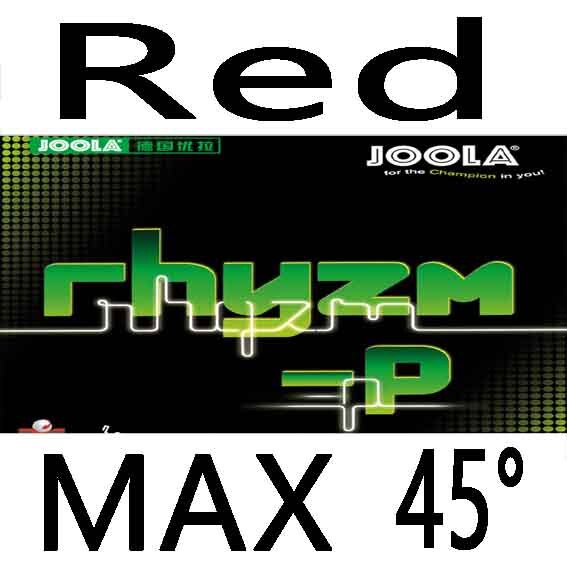 Joola RHYZM-P (Spin & Control, für 40 +) rhyzm-p Tischtennis Gummi Ping Pong Sponge Tenis De Mesa: Red MAX H45