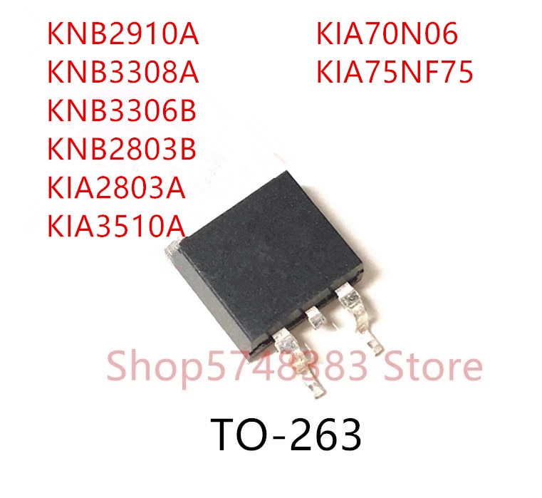 10Stck KNB2910A KNB3308A KNB3306B KNB2803B KIA2803A KIA3510A KIA70N06 KIA75NF75 ZU-263