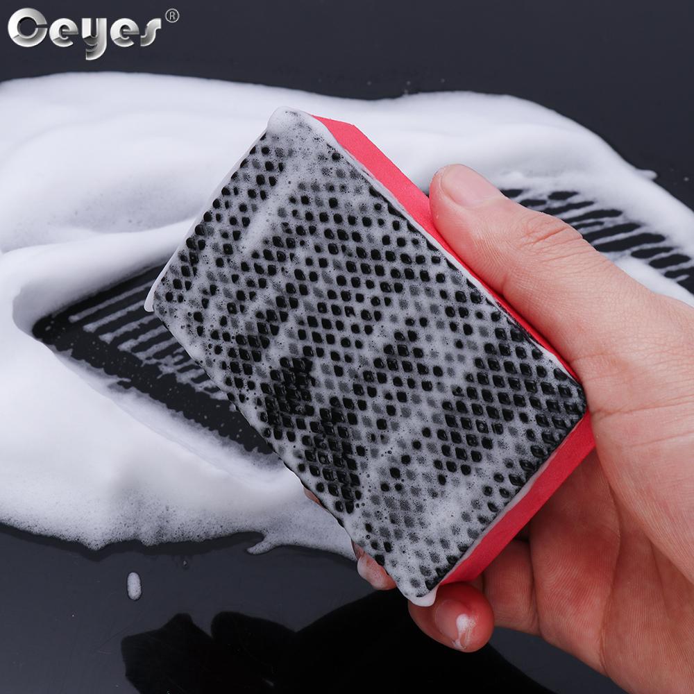 Almohadilla de barra de arcilla mágica para coche, esponja de descontaminación, limpiador de bloques, borrador de limpieza, almohadilla de pulido de cera, accesorios de herramientas de lavado automático, 1 ud.