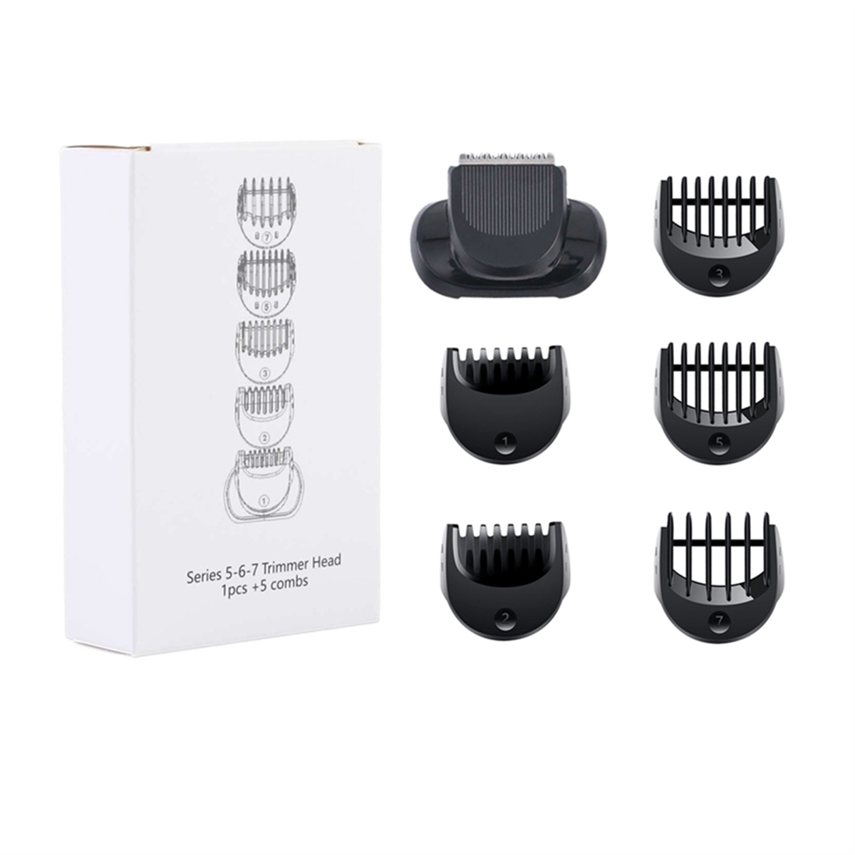 Baard Trimmer Opzetstuk Voor Braun Series 5, 6 En 7 Elektrische Scheermessen Scheerapparaat 5018S, 5020S, 6075cc, 7071cc, 7075cc, 7085cc