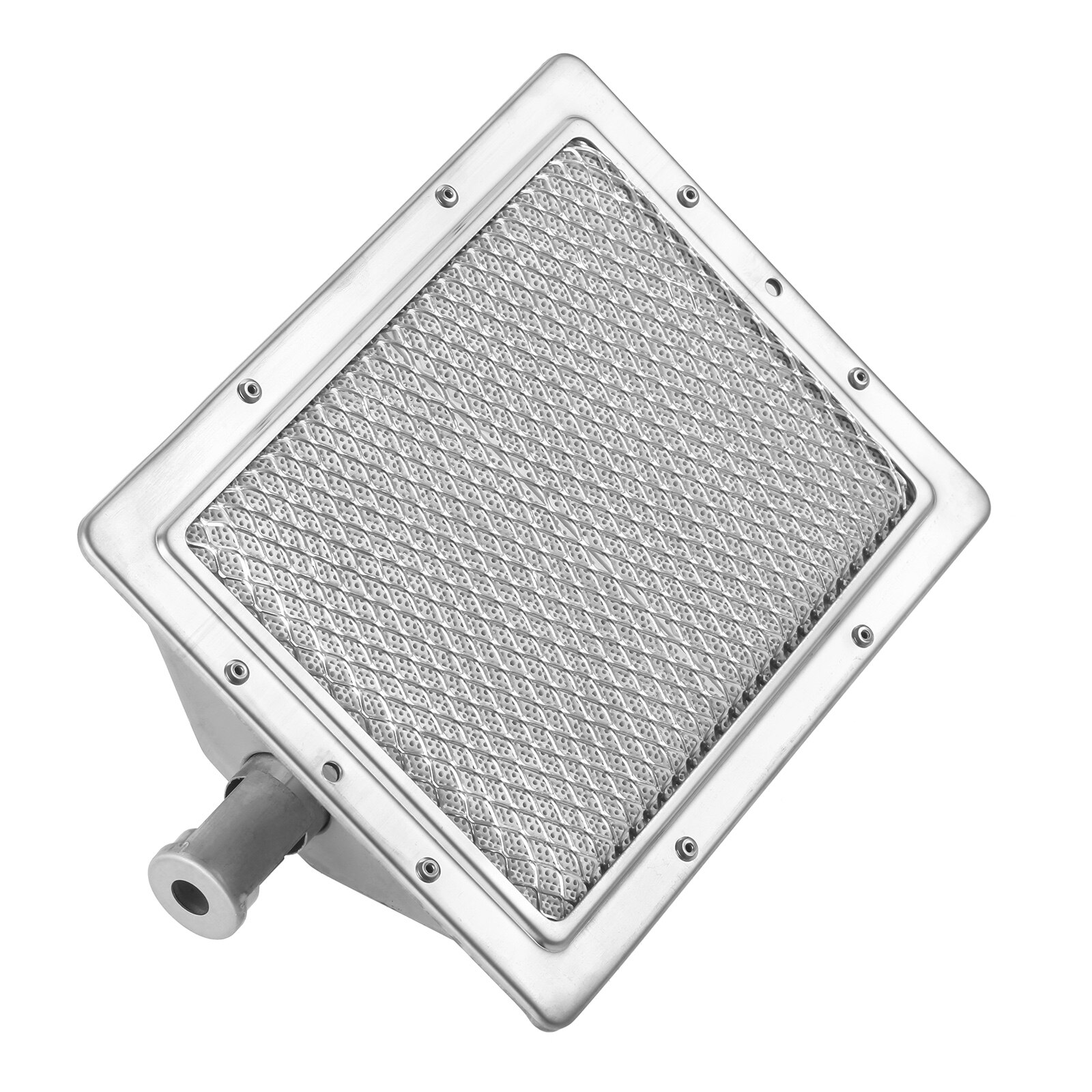 Infrared Heating Flame Ceramic Burner Head 8.66"x 6.69" /220x170mm 12000 BTU Rating BBQ Grill Stove Heater Burner Replace Part