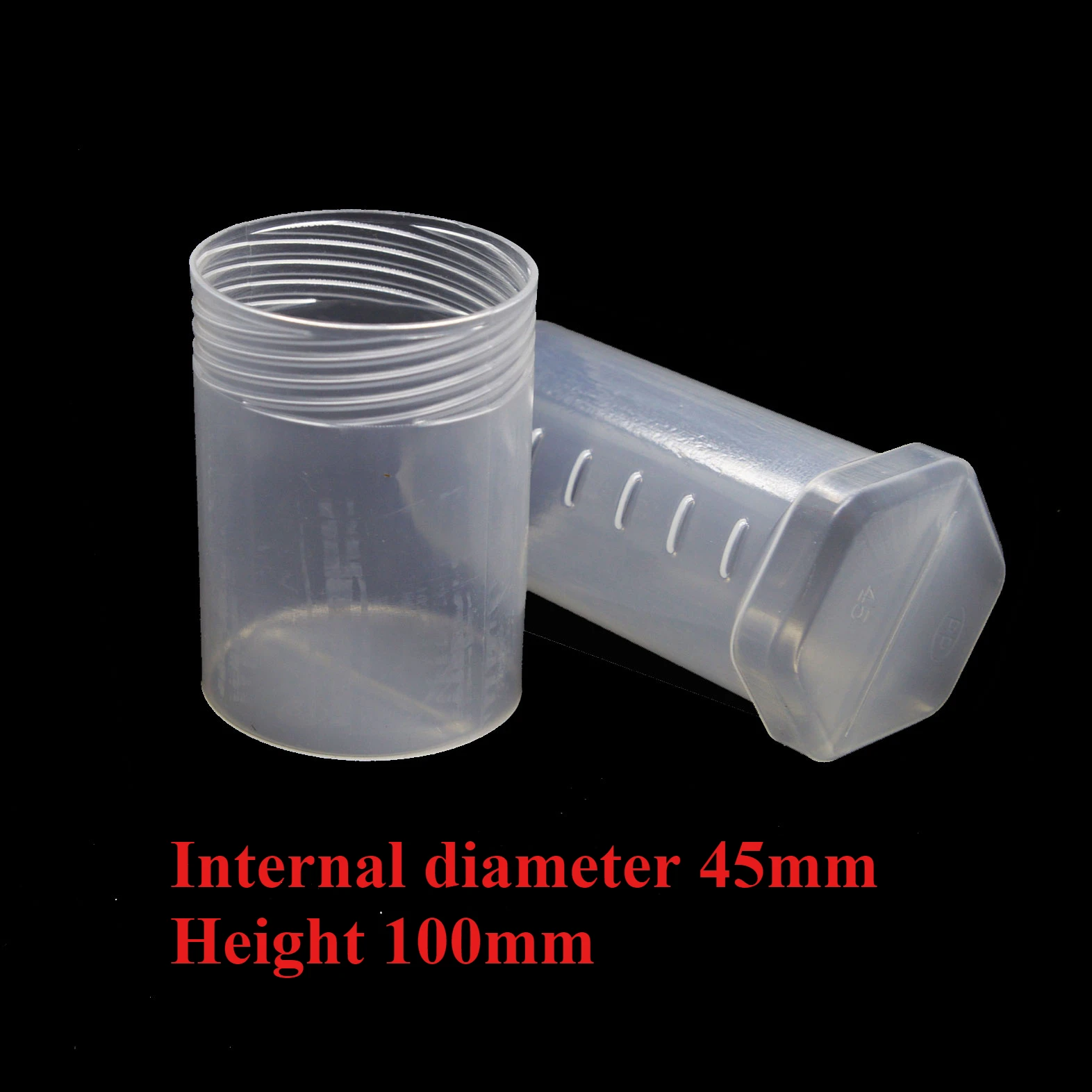 1.25 / 2 Inch Astronomical Telescope Eyepiece Protection Box Bucket Storage Box Plastic Barrel Multiple Specifications Choose: Orange