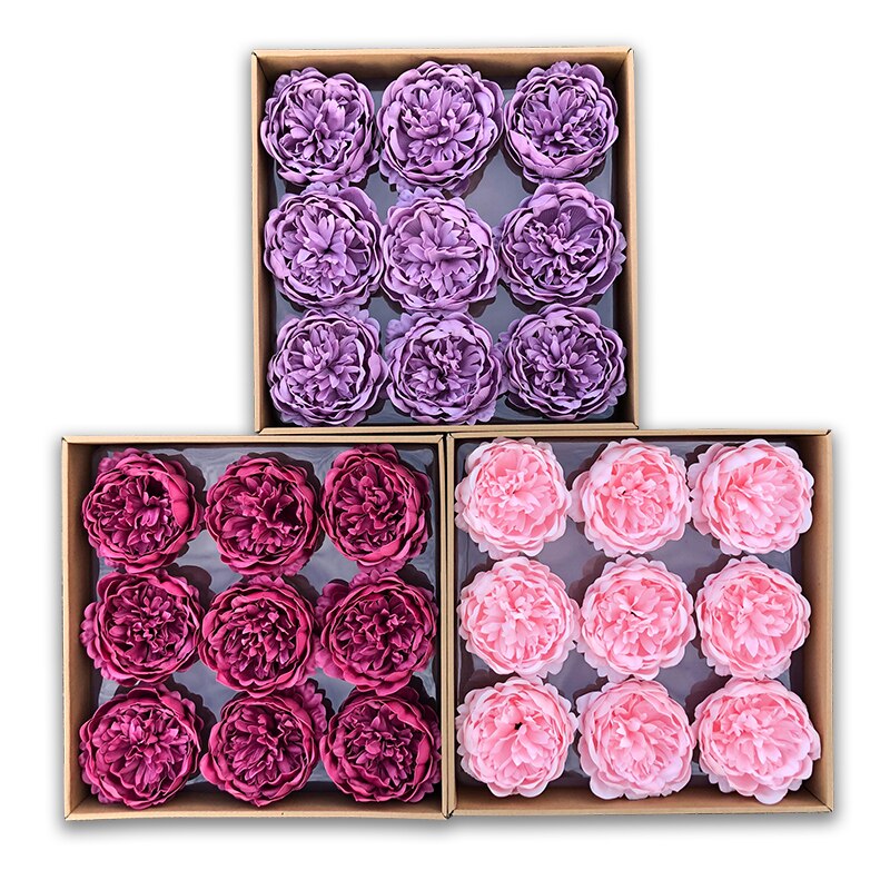 8cm pas cher nouvelle grande pivoine têtes beauté Rose mariage Bouquet décor à la maison savon à la main fleurs Art