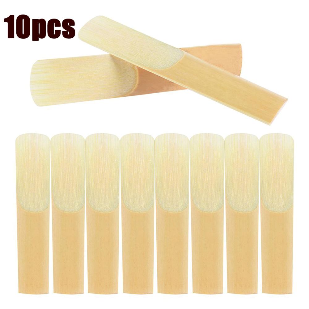 10pcs Alto Sax Saxophone Reeds 2.5 Strength Reed for Clarinet Soprano Parts: Default Title