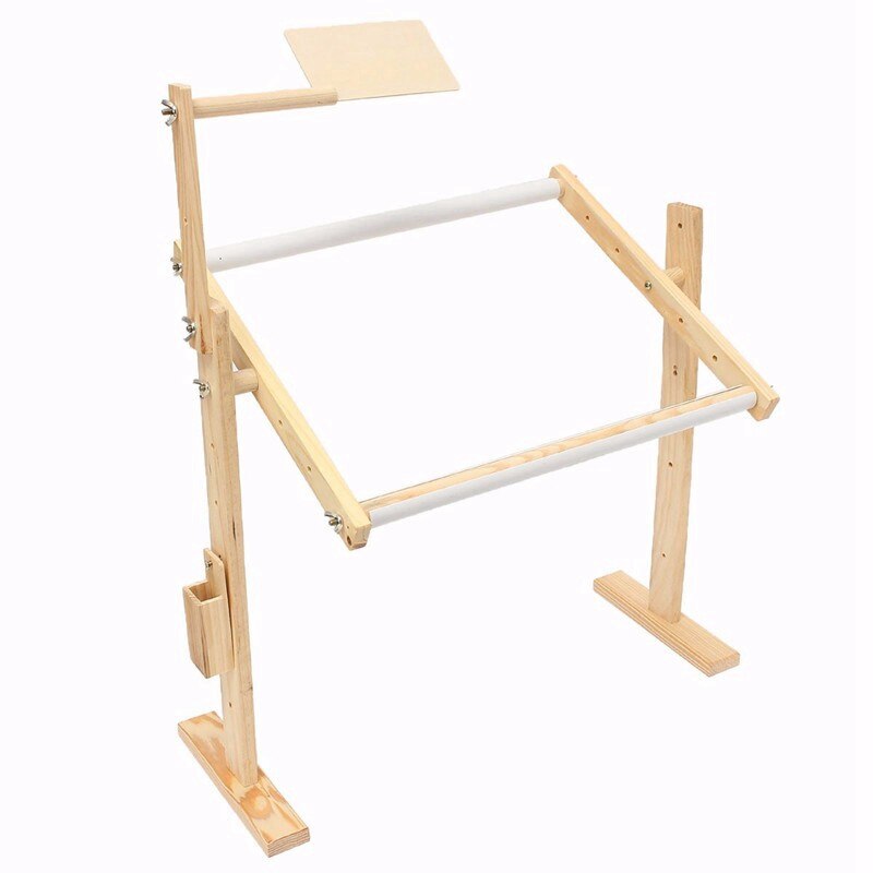 Adjustment Solid Wooden Frames Tabletop Crossstitch Embroidery Floor Stand For Needlework Sewing Handmade Tools Cross Stitch