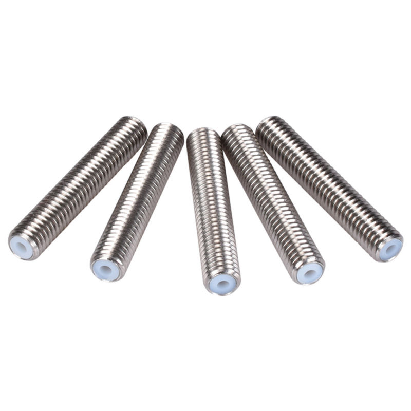 15PCS Ｎew End Set 1.75mm Throat Tube 0.4mm Extruder Nozzle Print Heads M6 Heater Block Hotend 3D Printer Parts